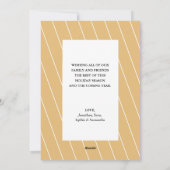 Drie Waterverf Pine Branches Kerstmis Feestdagenkaart (Achterkant)