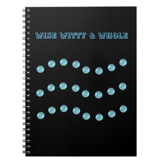 Drie Wavy lijnen Notitieboek (Voorkant)