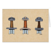 Drie Wenskaart met Viking Sword Hilts (Voorkant Horizontaal)