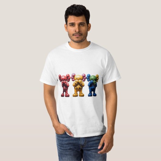 Drie wetten t-shirt (Voorkant volledig)