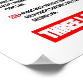 DRIE WETTEN VAN ROBOTICA POSTER (Hoek)