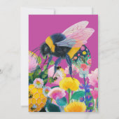 Drie whimsische verjaardag Sweet to Bee Kaart (Achterkant)