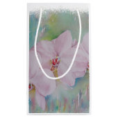 DRIE WHITE ORCHIDS GIFT BAG KLEIN CADEAUZAKJE (Achterkant)