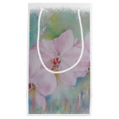 DRIE WHITE ORCHIDS GIFT BAG KLEIN CADEAUZAKJE (Voorkant)