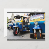 Drie wielen in thailand briefkaart (Voorkant / Achterkant)