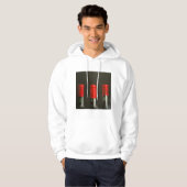 Drie wijnen 2010 hoodie (Voorkant volledig)
