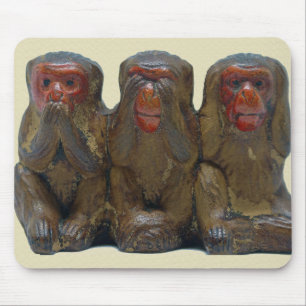 Drie Wijze Apen Muismat