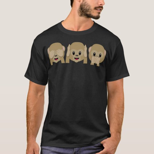 Drie Wijze Apen T-shirt (Voorkant)