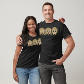 Drie Wijze Apen T-shirt (Unisex)