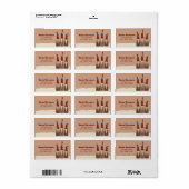 Drie Wijze Elfen, adresetiketten Etiket (Full Sheet)