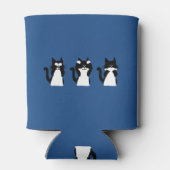 Drie Wijze Kittens Blikjeskoeler (Achterkant)