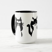 Drie Wijze Kittens Mok (Voorkant links)