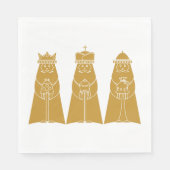 Drie wijze Man Servet (Voorkant)