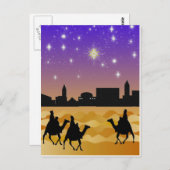 Drie wijze mannen briefkaart (Voorkant / Achterkant)