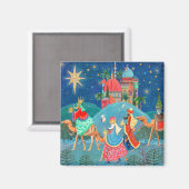 Drie Wijze Mannen koningen kerstvakantie Magneet (Voorkant / Achterkant)