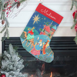 Drie wijze mannen Koningen vakantie Kerstmis Kleine Kerstsok