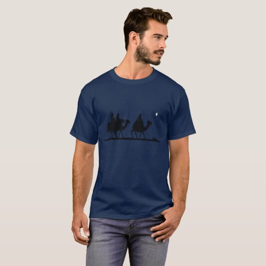 Drie Wijze Mannen op kamelen T-shirt (Voorkant volledig)