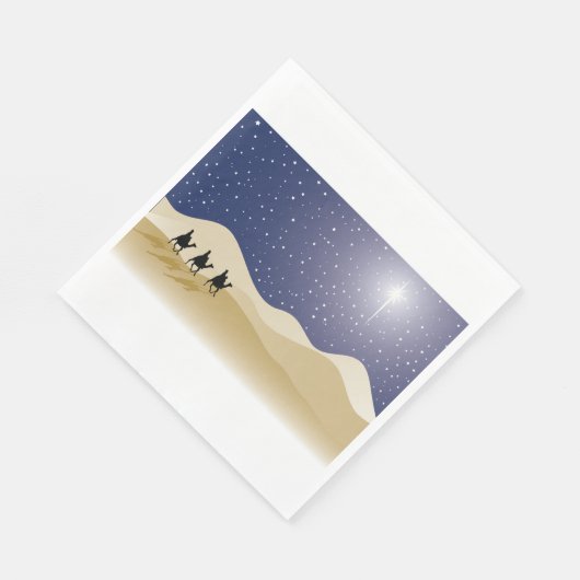 Drie wijze Mannen papieren servetten (Hoek)