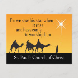 drie Wijze Mannen Religieuze Kerstmis Briefkaart