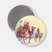  drie wijze Mannen ronde magneet (Voorkant / Achterkant)