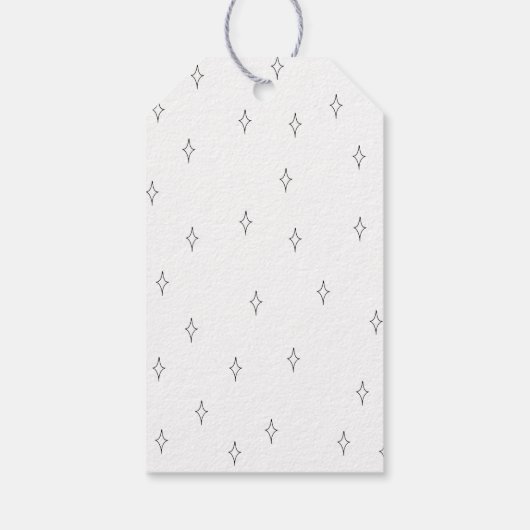 Drie Wijze Mannen Silhouet Gift Label Cadeaulabel (Achterkant)