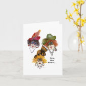 Drie Wijze Vrouwen doen het anders Kaart (Gele Bloem)