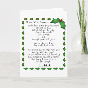 Drie Wijze Vrouwen Feestdagen Kaart