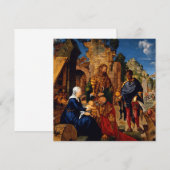 Drie Wijzen aanbidden het kindje Jezus (Voorkant / Achterkant)