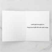 Drie Wijzen Abstracte Geboortekunst Kaart (Binnen)