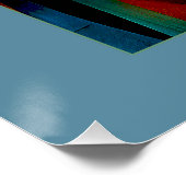 Drie Wijzen Abstracte Geboortekunst Perfect Poster (Hoek)