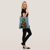 Drie Wijzen Abstracte Geboortekunst Tote Bag (Op model)