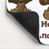 drie wijzen apen muismat (Hoek)