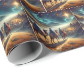 Drie Wijzen die een ster volgen Cadeaupapier (Rol Hoek)