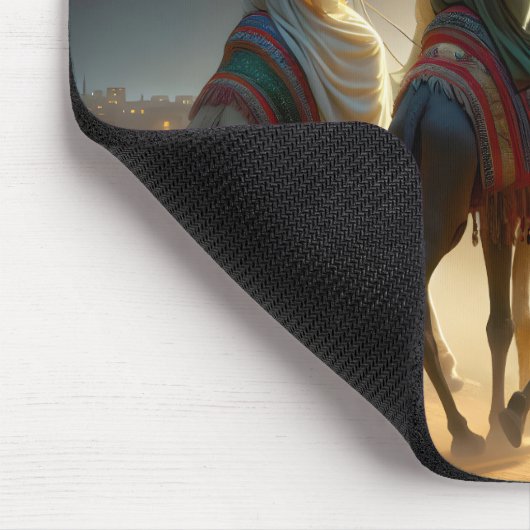 Drie Wijzen die een ster volgen Muismat (Hoek)