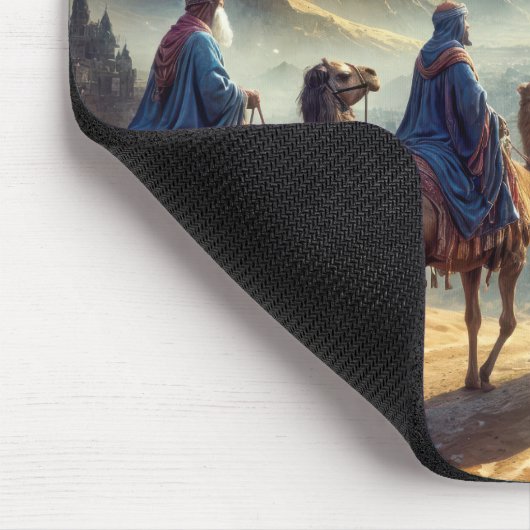 Drie Wijzen die een ster volgen Muismat (Hoek)