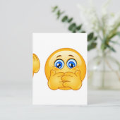 drie wijzen emojus briefkaart (Staand voorkant)