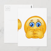 drie wijzen emojus briefkaart (Voorkant / Achterkant)