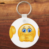 drie wijzen emojus sleutelhanger (Voorkant)