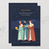 Drie Wijzen Epifanie Wenskaart Feestdagenkaart (Voorkant / Achterkant)