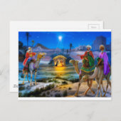 Drie wijzen mannen briefkaart (Voorkant / Achterkant)