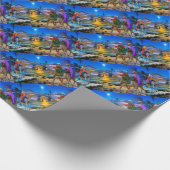 Drie wijzen mannen cadeaupapier (Hoek)