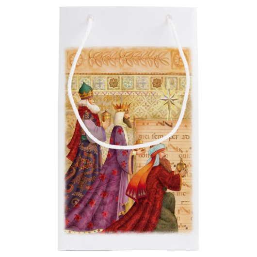 Drie wijzen mannen klein cadeauzakje (Achterkant)