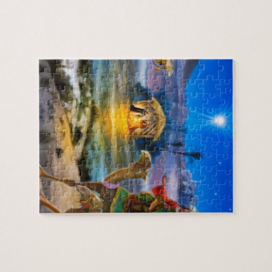 Drie wijzen mannen legpuzzel (Horizontaal)