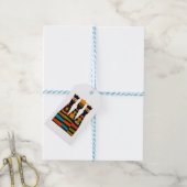 Drie Wijzen Modern Midden-Eeuw Cadeaulabel (Met Touw)