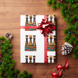 Drie Wijzen Modern Midden-Eeuw Cadeaupapier