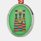 Drie Wijzen Modern Midden-Eeuw Metalen Ornament (Links)