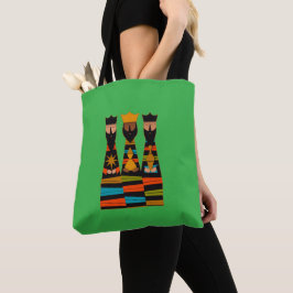 Drie Wijzen Modern Midden-Eeuw Tote Bag