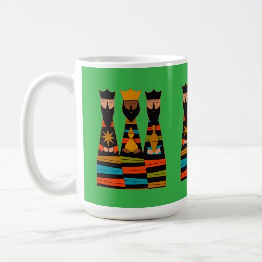 Drie Wijzen Modern Midden-Eeuwse Koffiemok (Links)