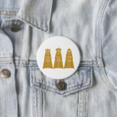 Drie Wijzen Moderne Geboorte Koningen Ronde Button 7,6 Cm (In situ)