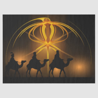 Drie Wijzen onder de Kerstster Tissuepapier